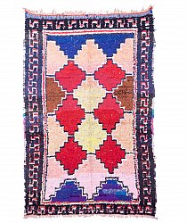 Marokkolainen Kilim matto Boucherouite 245 x 155 cm