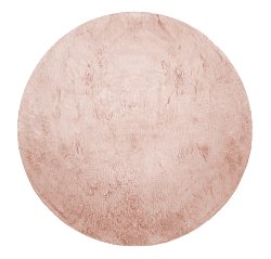 Pyöreä matot - Aranga Super Soft Fur (vaaleanpunainen)