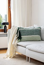 Tyynynpäällinen villasekoite - Charlotte (vihreä)