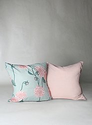 Tyynyliina x 2 - Alyssa (vihreä/vaaleanpunainen)