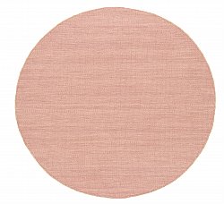 Pyöreä matot - Dhurry (vaaleanpunainen)