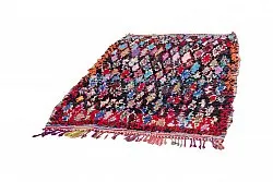 Marokkolainen Kilim matto Boucherouite 185 x 125 cm