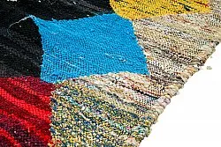 Marokkolainen Kilim matto Boucherouite 140 x 270 cm