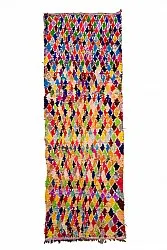 Marokkolainen Kilim matto Boucherouite 120 x 335 cm
