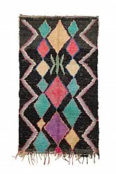 Marokkolainen Kilim matto Boucherouite 235 x 135 cm