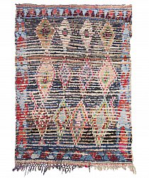 Marokkolainen Kilim matto Boucherouite 215 x 155 cm