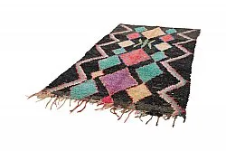 Marokkolainen Kilim matto Boucherouite 235 x 135 cm