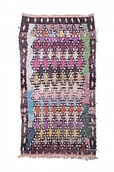 Marokkolainen Kilim matto Boucherouite 270 x 145 cm
