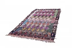 Marokkolainen Kilim matto Boucherouite 270 x 145 cm