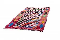 Marokkolainen Kilim matto Boucherouite 240 x 140 cm