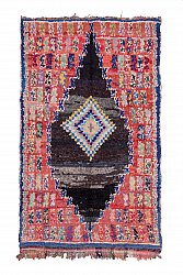 Marokkolainen Kilim matto Boucherouite 260 x 160 cm
