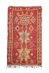 Marokkolainen Kilim matto Boucherouite 250 x 145 cm