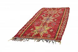 Marokkolainen Kilim matto Boucherouite 250 x 145 cm