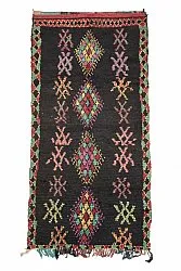 Marokkolainen Kilim matto Boucherouite 320 x 150 cm