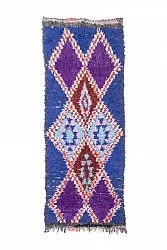 Marokkolainen Kilim matto Boucherouite 235 x 90 cm