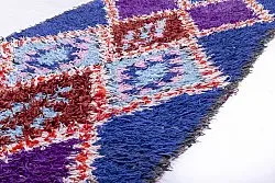 Marokkolainen Kilim matto Boucherouite 235 x 90 cm