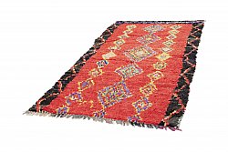Marokkolainen Kilim matto Boucherouite 255 x 135 cm