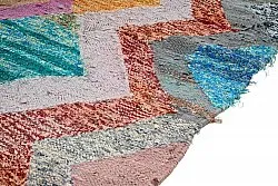Marokkolainen Kilim matto Boucherouite 135 x 260 cm