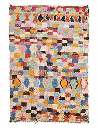 Marokkolainen Kilim matto Boucherouite 235 x 160 cm
