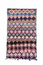 Marokkolainen Kilim matto Boucherouite 220 x 130 cm