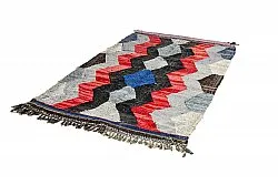 Marokkolainen Kilim matto Boucherouite 135 x 225 cm