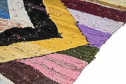 Marokkolainen Kilim matto Boucherouite 135 x 260 cm