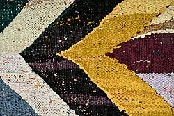 Marokkolainen Kilim matto Boucherouite 135 x 260 cm