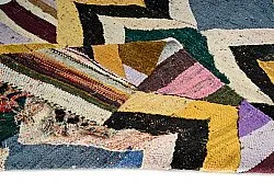 Marokkolainen Kilim matto Boucherouite 135 x 260 cm