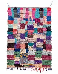 Marokkolainen Kilim matto Boucherouite 210 x 150 cm