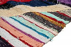Marokkolainen Kilim matto Boucherouite 140 x 290 cm