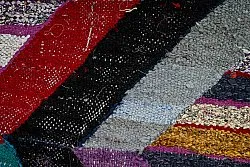 Marokkolainen Kilim matto Boucherouite 140 x 290 cm