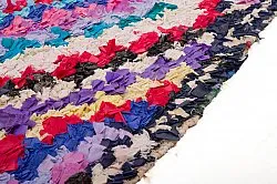 Marokkolainen Kilim matto Boucherouite 270 x 145 cm