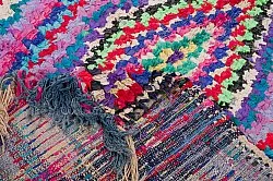 Marokkolainen Kilim matto Boucherouite 270 x 145 cm