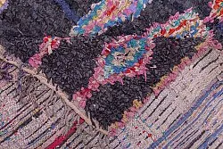 Marokkolainen Kilim matto Boucherouite 260 x 145 cm