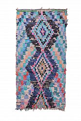 Marokkolainen Kilim matto Boucherouite 235 x 115 cm
