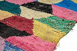 Marokkolainen Kilim matto Boucherouite 145 x 275 cm