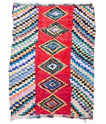 Marokkolainen Kilim matto Boucherouite 225 x 165 cm
