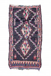 Marokkolainen Kilim matto Boucherouite 240 x 130 cm