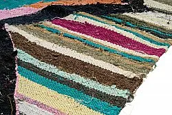 Marokkolainen Kilim matto Boucherouite 135 x 265 cm