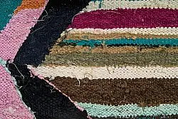 Marokkolainen Kilim matto Boucherouite 135 x 265 cm