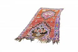 Marokkolainen Kilim matto Boucherouite 220 x 105 cm