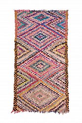 Marokkolainen Kilim matto Boucherouite 285 x 145 cm