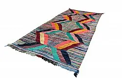 Marokkolainen Kilim matto Boucherouite 150 x 325 cm