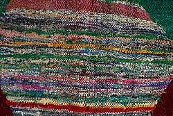 Marokkolainen Kilim matto Boucherouite 150 x 325 cm