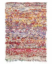 Marokkolainen Kilim matto Boucherouite 205 x 140 cm