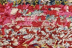 Marokkolainen Kilim matto Boucherouite 205 x 140 cm