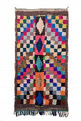 Marockansk Boucherouite-matta 270 x 145 cm