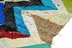 Marokkolainen Kilim matto Boucherouite 125 x 250 cm