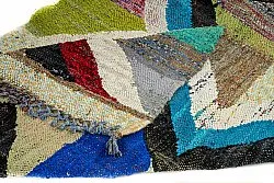 Marokkolainen Kilim matto Boucherouite 125 x 250 cm