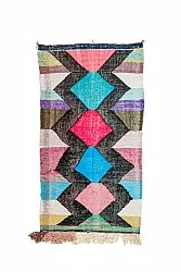Marokkolainen Kilim matto Boucherouite 120 x 230 cm